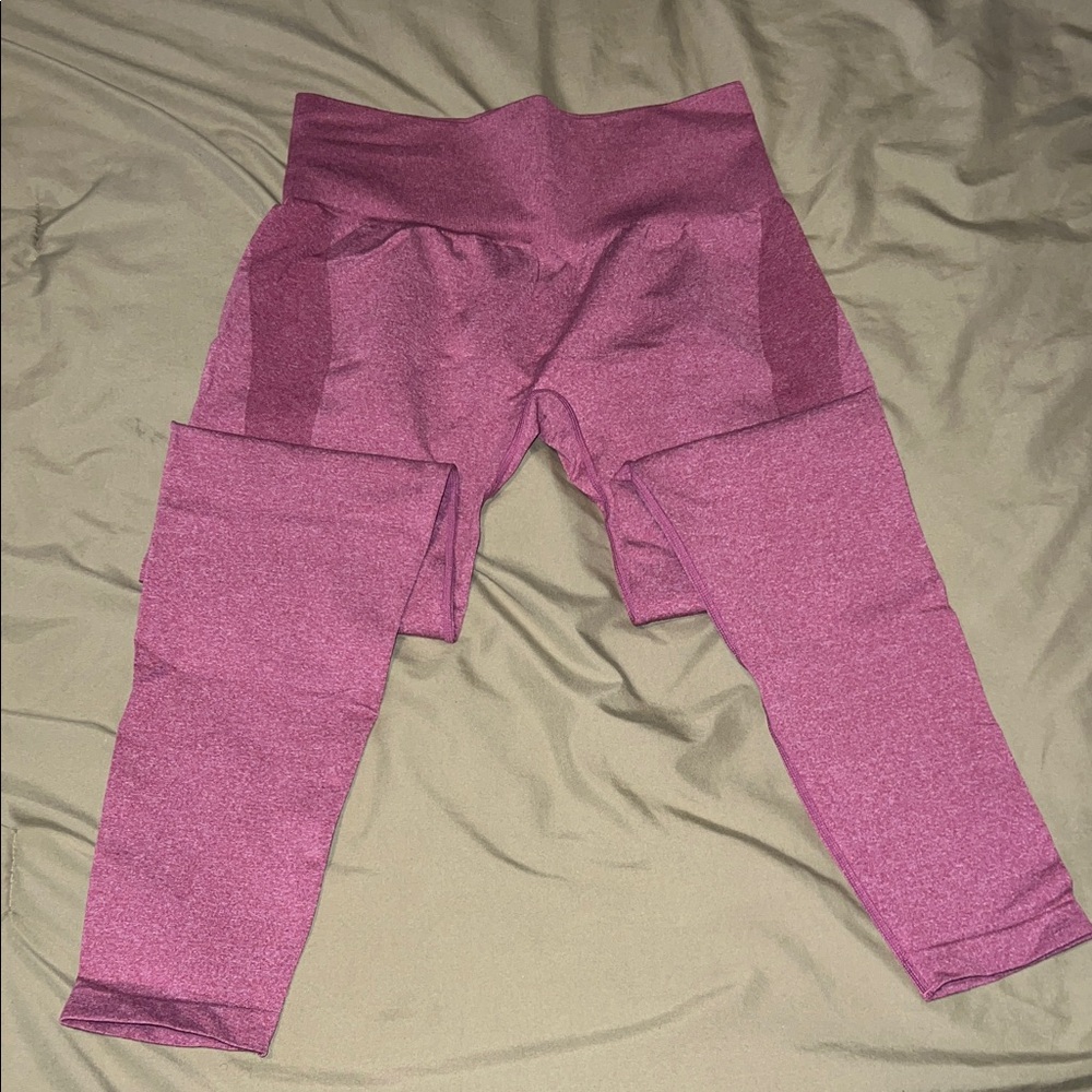 NVGTN Maroon Contour Seamless Leggings